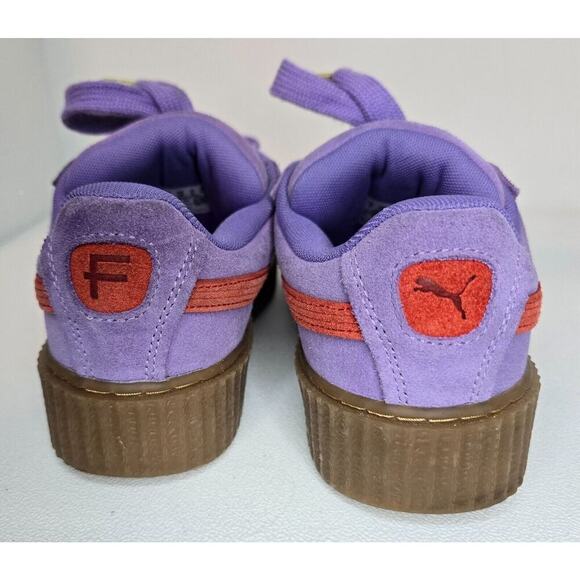 Women's PUMA FENTY X Creeper Phatty Lavender Alert/Burnt Red Size 6 397587-03 - Picture 6 of 11